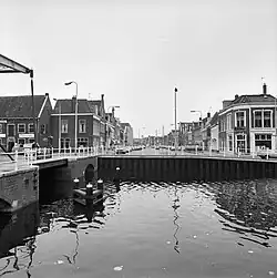 Zicht op het Vliet in 1979