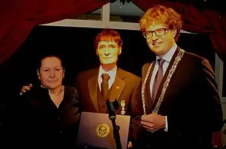 Jeffry Bonnet in het midden