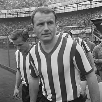 Ad Verhoeven in het tenue van Sparta in 1965