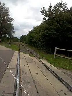 De lijn bij Pfaffenhofen