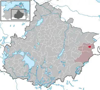 Kaart van Voigtsdorf