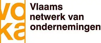 Het logo van Voka