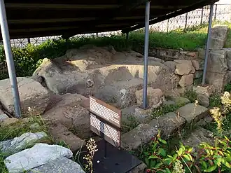 De restanten van de Vulcanal