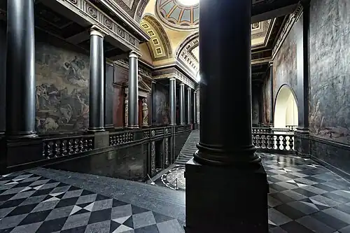 Aula van de Gentse universiteit, Volderstraat.