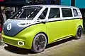 De I.D. Buzz, geïnspireerd op de Volkswagen Transporter. Mogelijk vanaf 2022 op de markt.