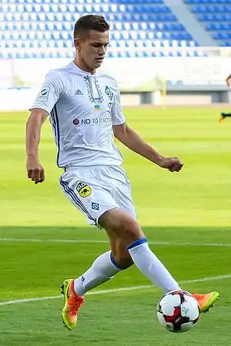 Sjepeljev in 2017 als speler van Dynamo Kiev