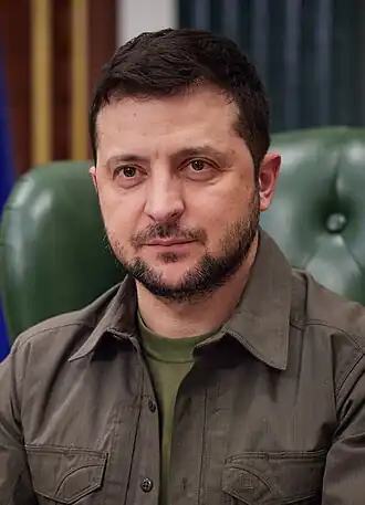 Volodymyr Zelensky in 2022