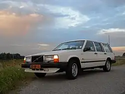 Volvo 740 GL estate (Zweedse uitvoering)