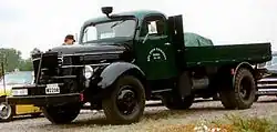Volvo LV142 met houtgasgenerator, 1946