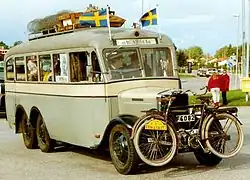 Volvo LV72 autobus met sleepas, 1935