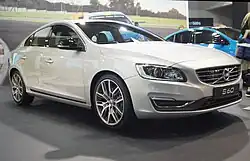 Volvo S60 facelift, vooraanzicht