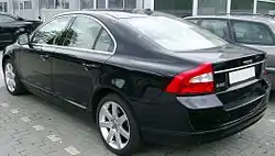 Volvo S80 (2006-2013), achteraanzicht