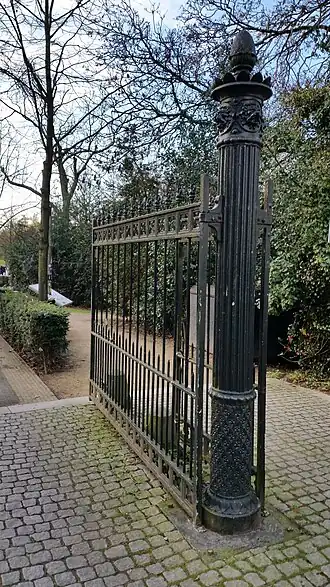 De ingang op 1 december 2019