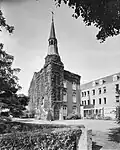 Linkerzijgevel kloosterkerk in september 1983 (foto RCE)