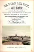 Voorblad van het album De Stad Leiden (1859-1860)