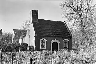 Overzicht van de woning in 1958