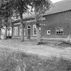 Het voormalige tramstation in Hapert.