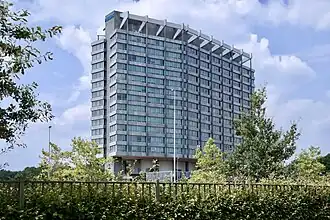 Het voormalige Philips hoofdkantoor te Eindhoven