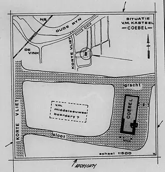 De fundamenten van kasteel Coebel