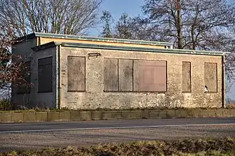 Toestand van de grenspost Bellingwolde in december 2013