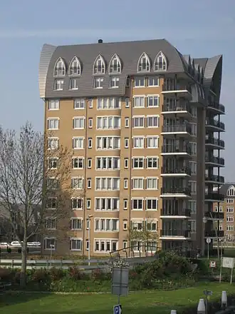 Hoogbouw aan het water