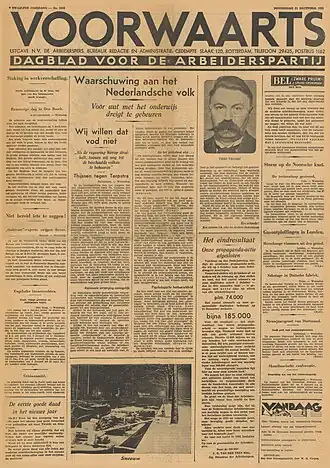 Voorwaarts van 31 december 1931.
