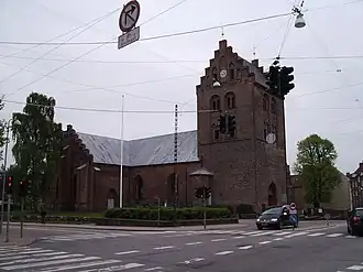 Vor Frue (1184) in het centrum van Odense