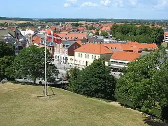 Uitzicht over Vordingborg