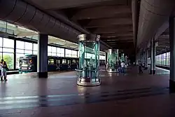 Het perron na de verbouwing