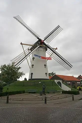 Windlust met KWF-reclame