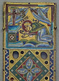 Emaille champlevé (Maaslands, 12e eeuw)