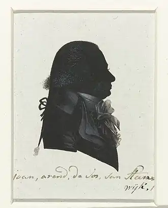 Schaduwbeeld van Jan Arend de Vos van Steenwijk (Geschiedenis der Staatsregeling)