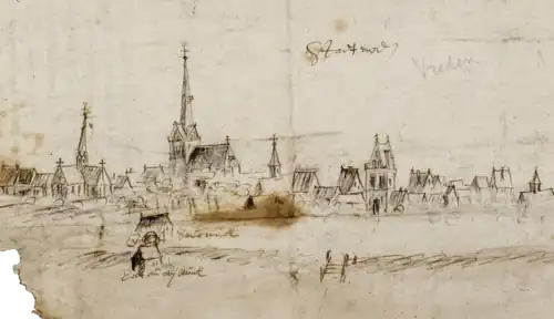 Vreden in 1649. (Nicolaes van Geelkercken)