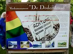 Informatiebord, Vredesmonument De Dodendraad