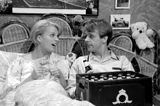 Mary-Lou van Stenis en Peter Lusse als Ellen en Eddie in 1992