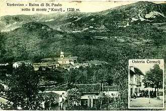 Vrtovin op een ansichtkaart (ca. 1924)