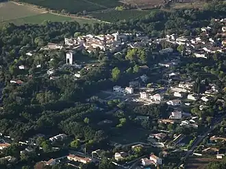 Gezicht op Saussines