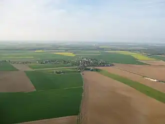 Gezicht op Les Essarts-le-Vicomte