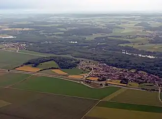 Therdonne vanuit de lucht