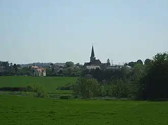 Gezicht op Belloy-en-France