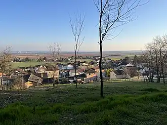 Gezicht op Bourg-Saint-Christophe