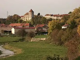 Gezicht op Gondrecourt-le-Château