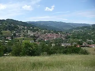 Gezicht op Désaignes