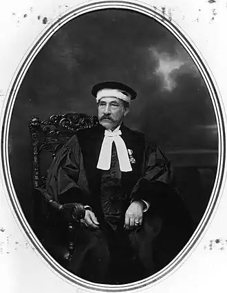 Karsten in toga, ca. 1900