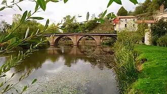 Brug over de Sèvre Nantaise