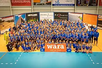 Groepsfoto startdag seizoen 2017/2018