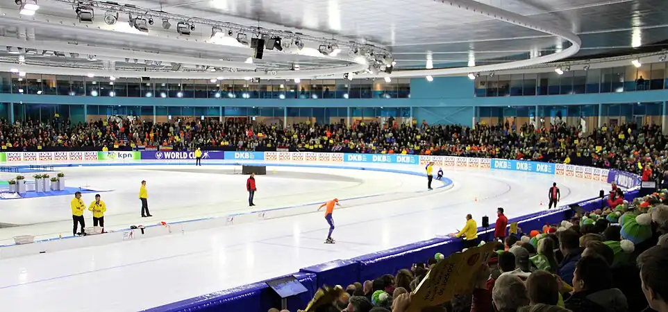 Thialf tijdens World Cup 2017
