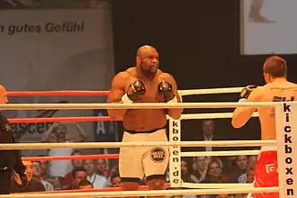Bob Sapp bij het 2011 WKA-WC Karlsruhe.