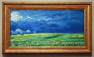 Korenveld onder onweerslucht