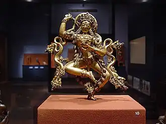 Beeld van Vajravarahi uit het klooster Densatil, tegenwoordig in het Los Angeles County Museum of Art